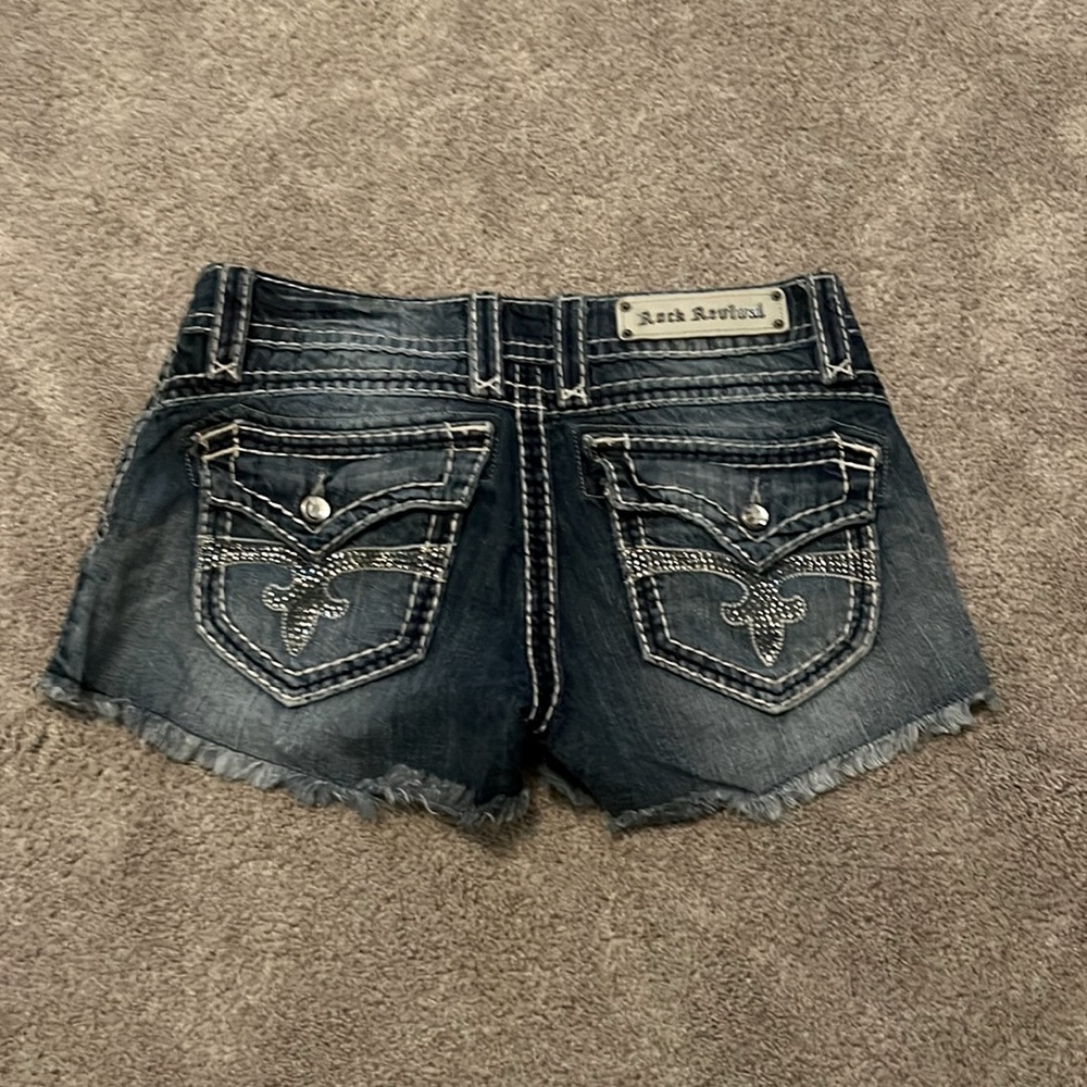 Womens Rock Revival Jean shorts.